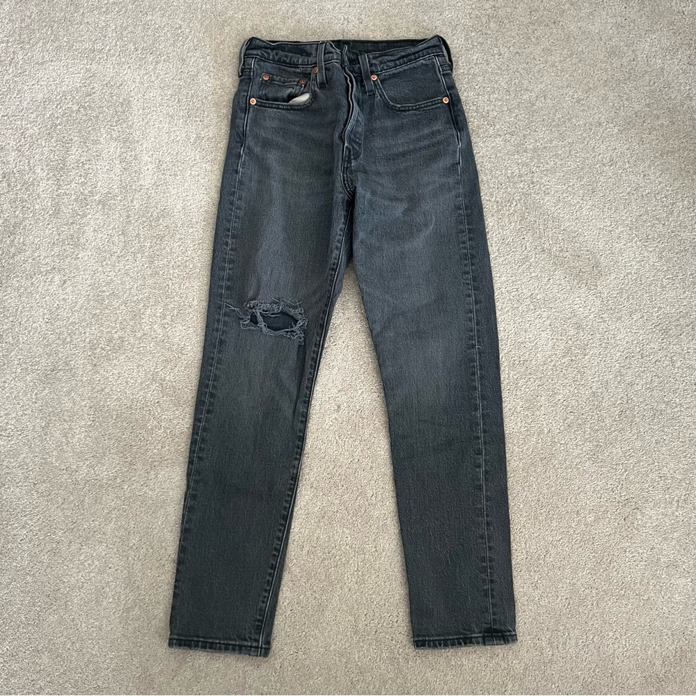 Levi's Womens Premium 501 Skinny‎ Ankle Jeans
